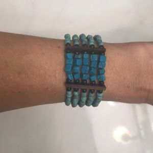 Blue stone bracelet
